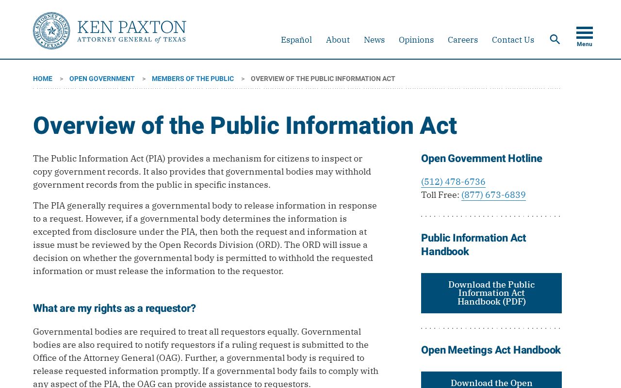 Texas public-information request guidance for Throckmorton County booking records